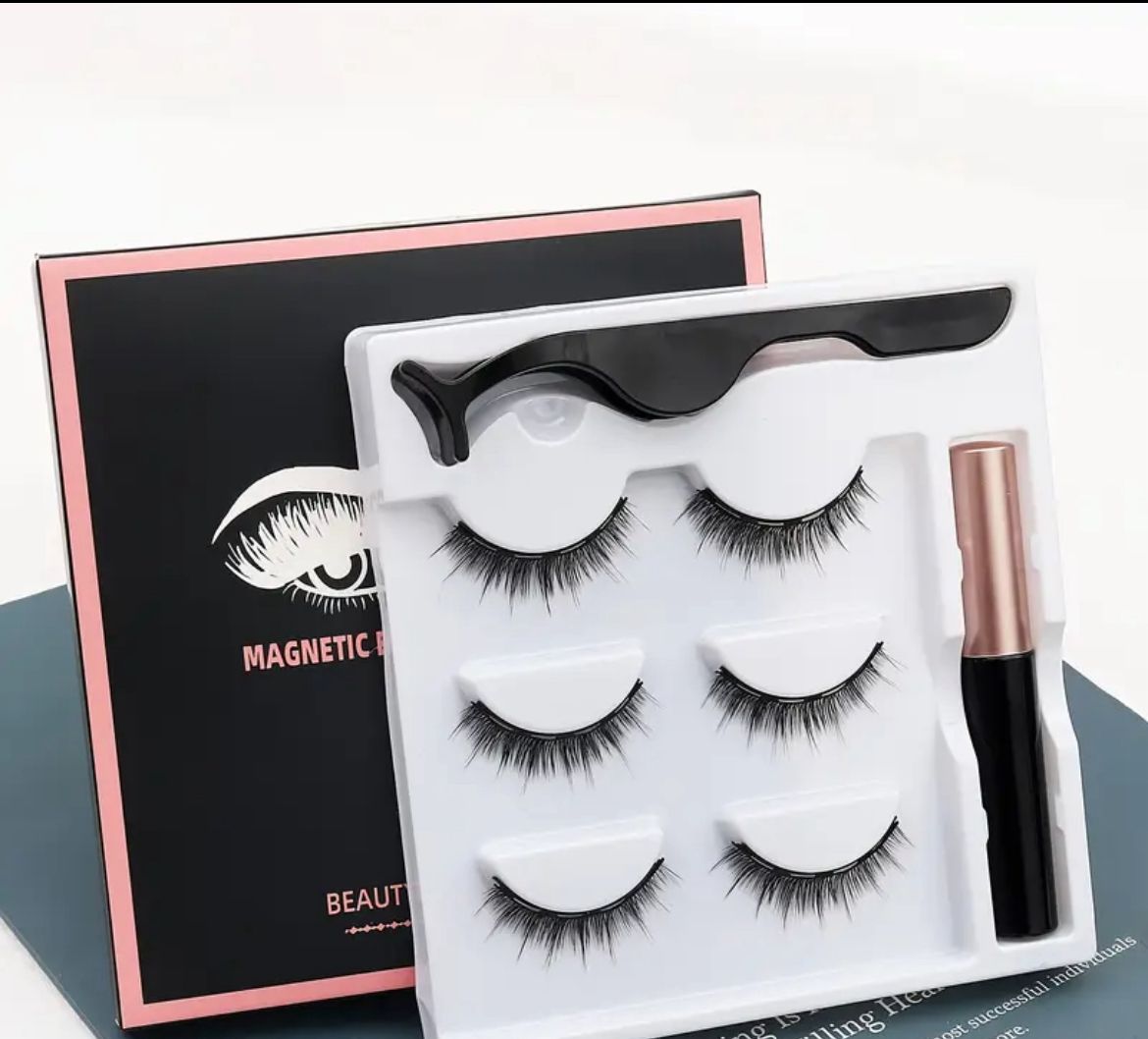 Kit de Pestañas Magnéticas “Esential Lashes”