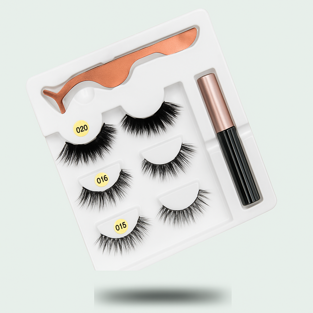 Kit de Pestañas Magnéticas “Esential Lashes”